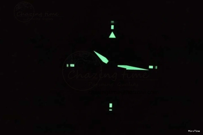 MIROTIME 0122 Vibrant Mark XVIII IW327001 SS M+F 1:1 Best Edition Black Dial on Black Leather Strap A 7055